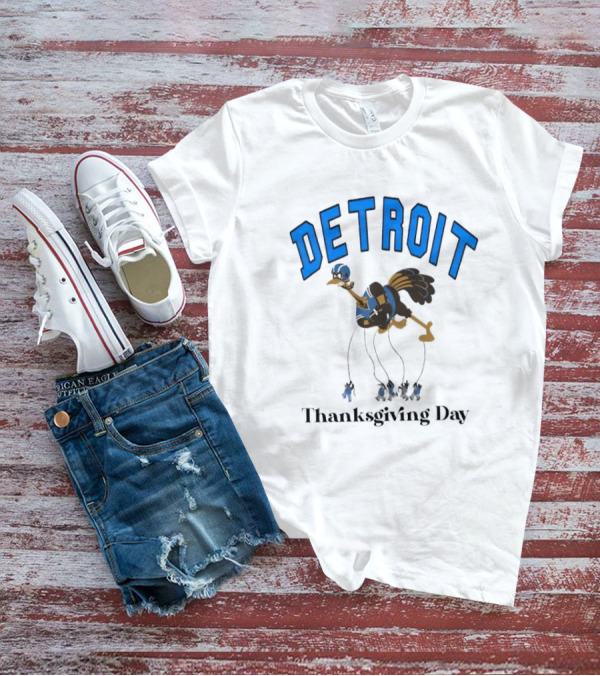 Detroit Turkey Thanksgiving Day T-Shirt