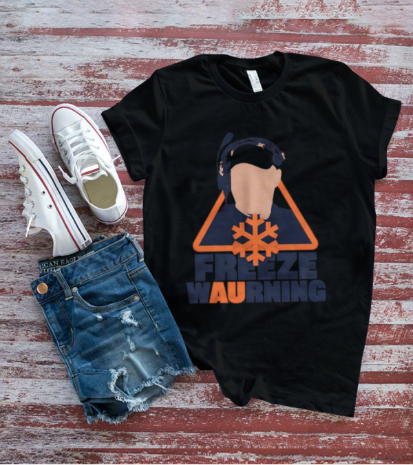 Freeze WAUrning Auburn Coaching Icon Snowflake T-Shirt