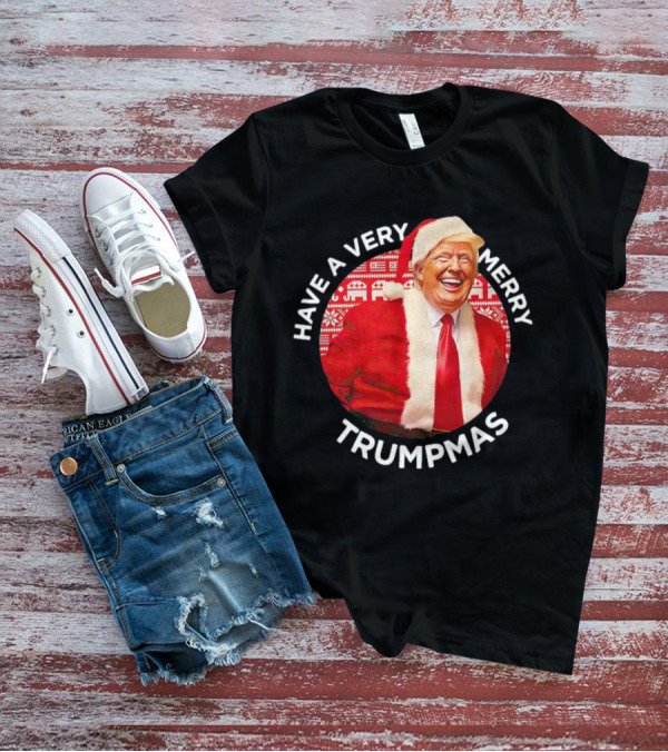 Have A Very Merry Trumpmas Santa Red Christmas Sweater Suit T-Shirt
