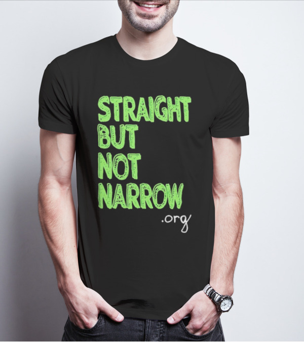 Josh Hutcherson Straight But Not Narrow Support .Org T-Shirt
