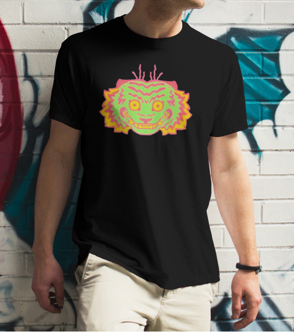 Papajoolia Tigers Neon Doodle T-Shirt
