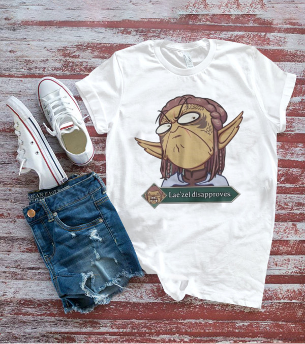 Lae’zel Disapproves Baldur's Gate Meme Expression T-Shirt