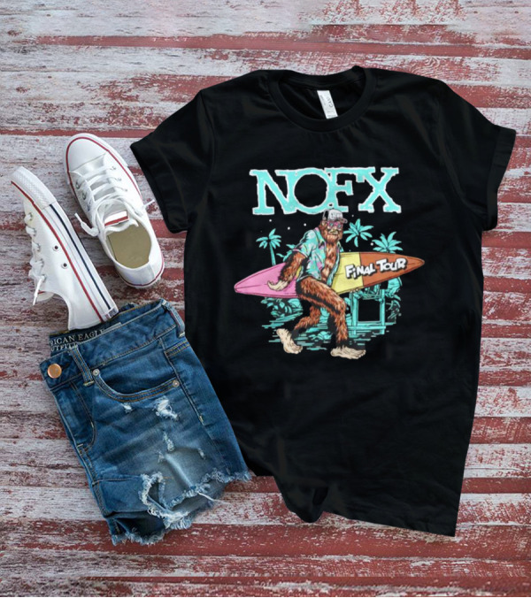 NOFX Final Tour Sasquatch Surfing T-Shirt
