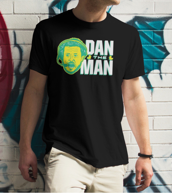 Oregon Fans Dan The Man Ducks Headset T-Shirt