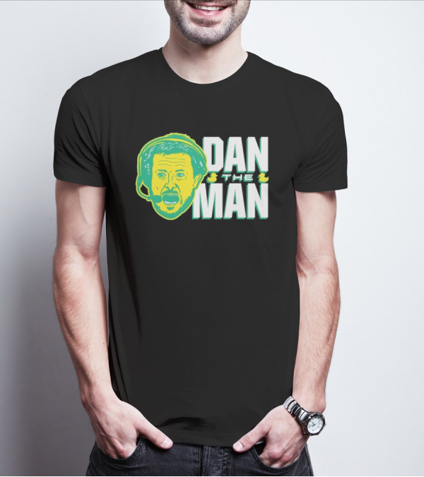 Oregon Fans Dan The Man Ducks Headset T-Shirt