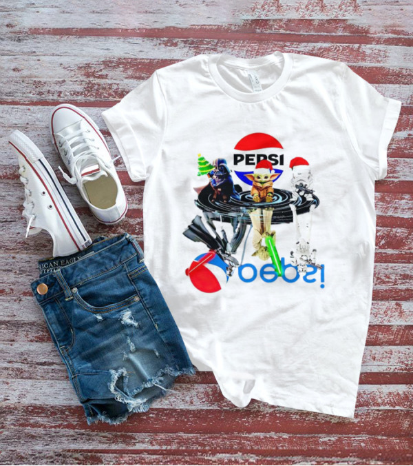 Pepsi Christmas Darth Vader Yoda Stormtrooper T-Shirt
