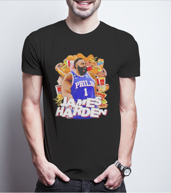 James Harden Philly Fast Food McDonald's Fanta T-Shirt