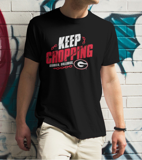Keep Chopping Georgia Bulldogs G Logo Chain T-Shirt