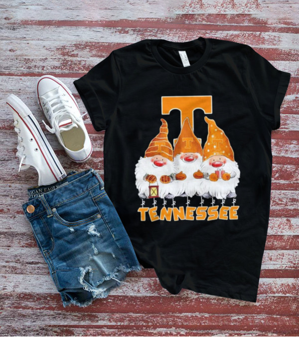 Tennessee Volunteers Christmas Gnomies With Orange T T-Shirt