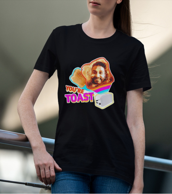 You're Toast Jonny Fairplay Toaster Face Image T-Shirt