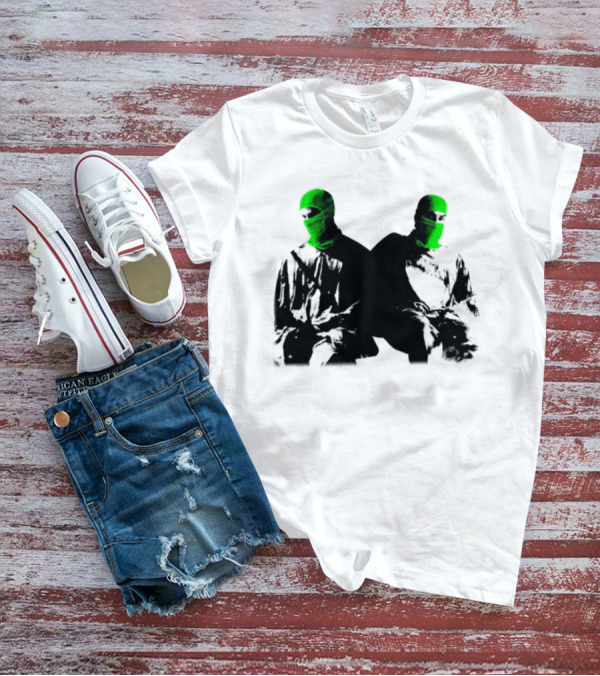 Mansionz Mask Green Neon Duo T-Shirt