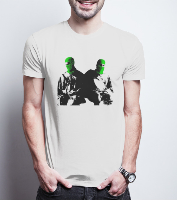 Mansionz Mask Green Neon Duo T-Shirt