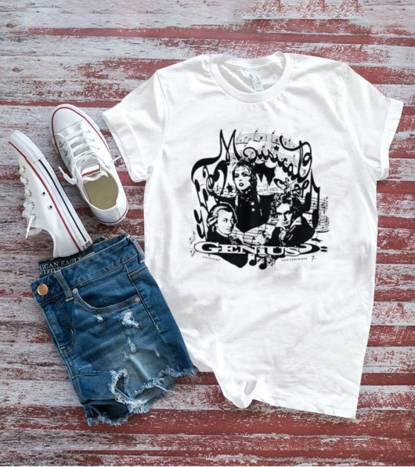 Musical Genius Mozart Beethoven Legendary Composers T-Shirt