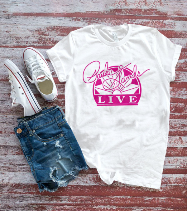 Paula Sands Live Pink Script With Sunrise T-Shirt