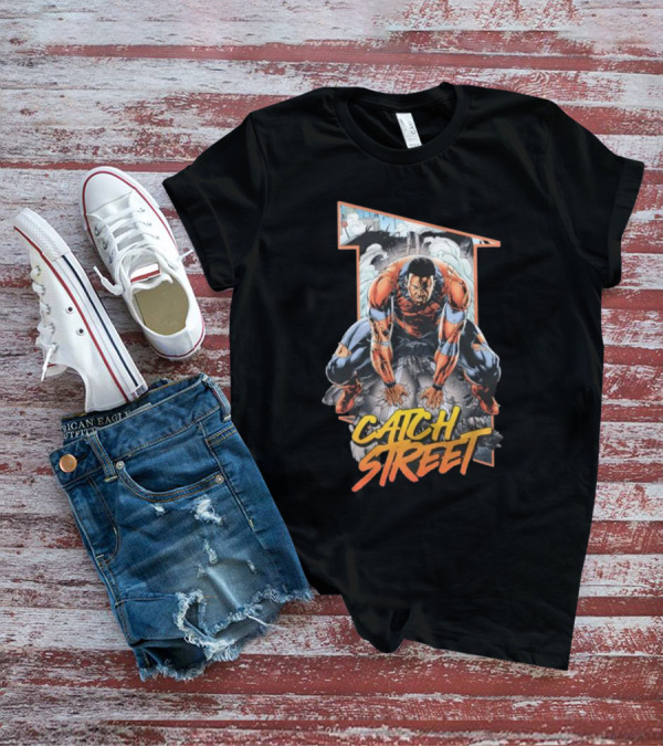 Catch Street Rippaverse Comics Dynamic Hero Action Pose T-Shirt