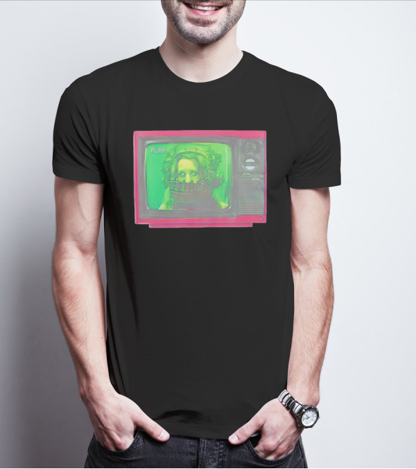 Play Saw Bear Trap Retro TV Horror T-Shirt