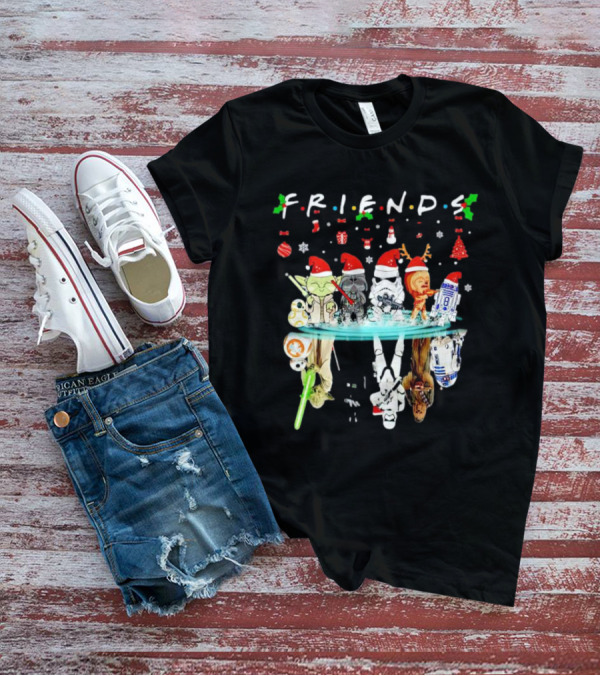 Friends Star War Character Christmas T-Shirt