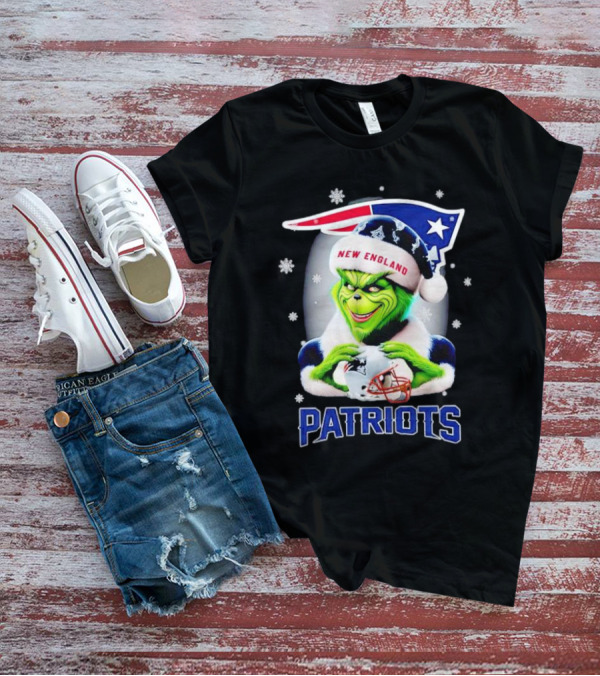Grinch New England Patriots Christmas Fan T-Shirt