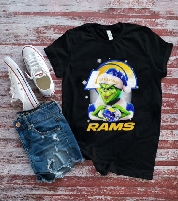 Grinch Los Angeles Rams Christmas T-Shirt