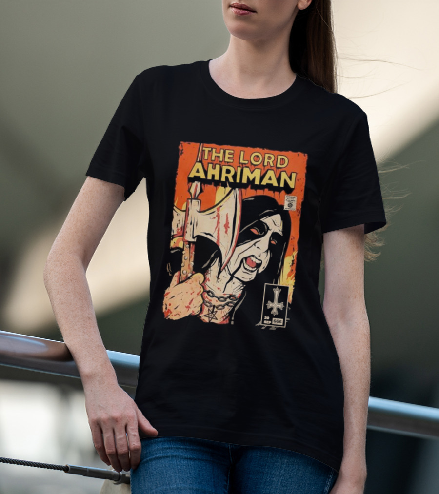 The Lord Ahriman Comic Axe Blood 20 Sep 666 Cover T-Shirt