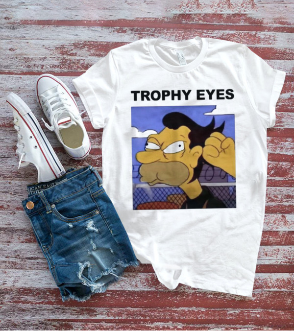 TROPHY EYES The Simpson Character Image T-Shirt