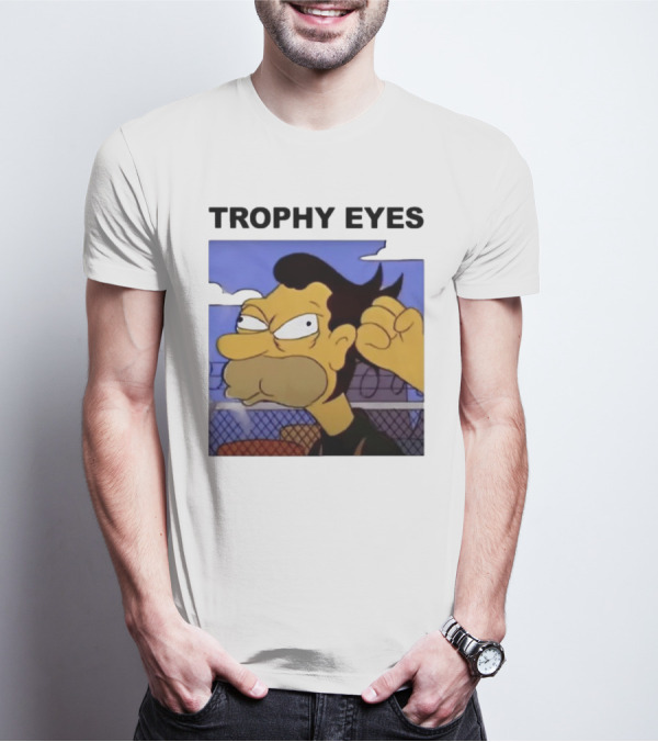 TROPHY EYES The Simpson Character Image T-Shirt