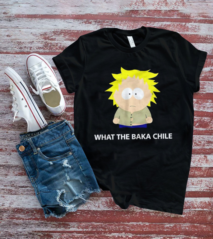 WHAT THE BAKA CHILE South Park Style Character T-Shirt