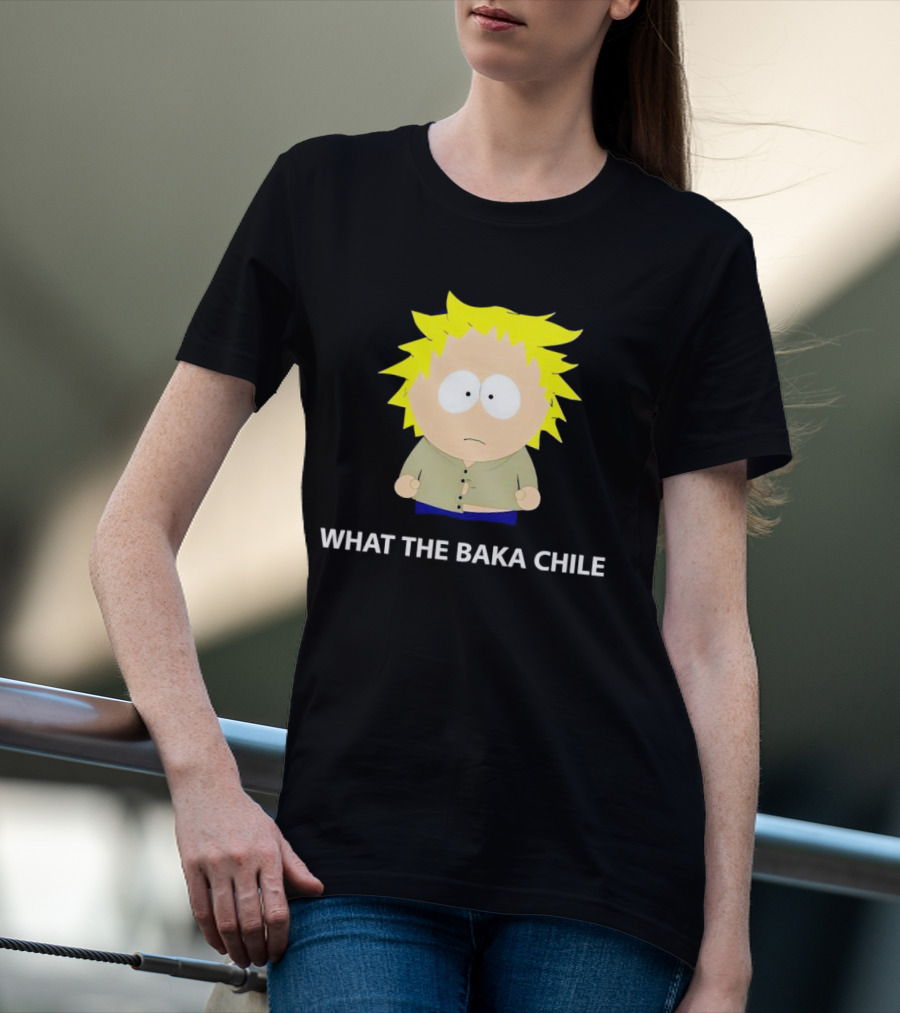 WHAT THE BAKA CHILE South Park Style Character T-Shirt