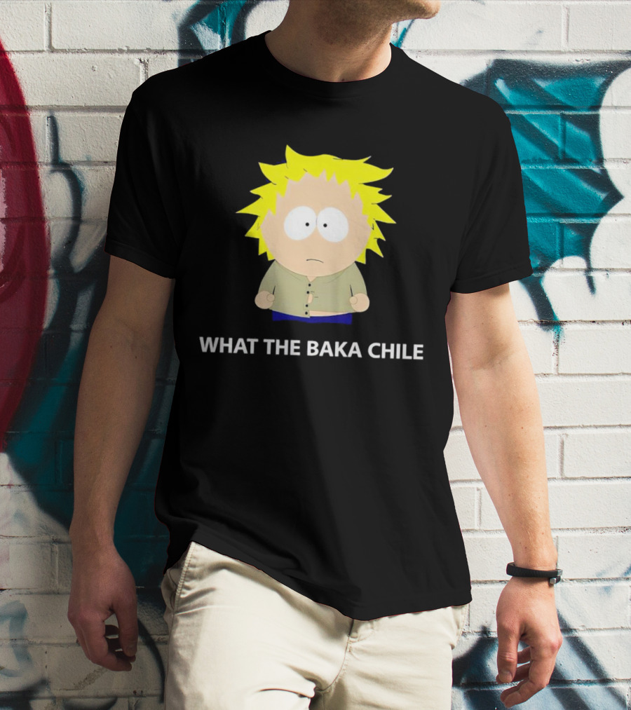 WHAT THE BAKA CHILE South Park Style Character T-Shirt