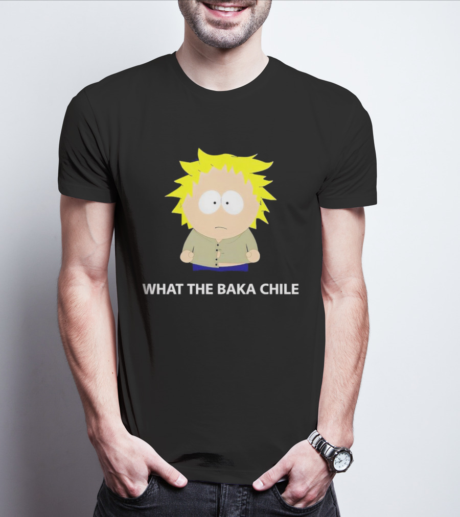 WHAT THE BAKA CHILE South Park Style Character T-Shirt