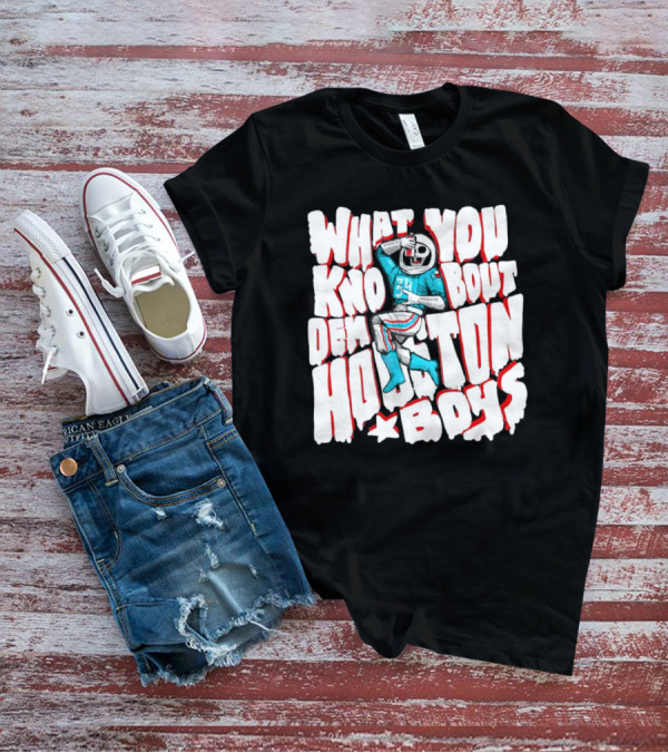 What You Know Bout Dem Houston Boys Astronaut Football T-Shirt