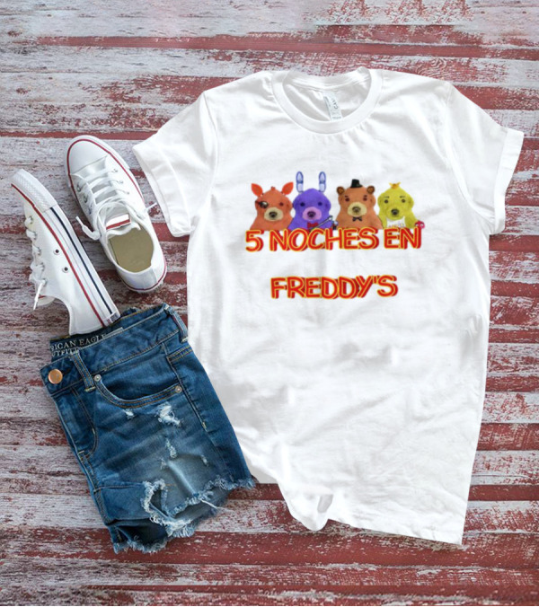 5 Noches En Freddy’s Peluches Colores Animatronics T-Shirt