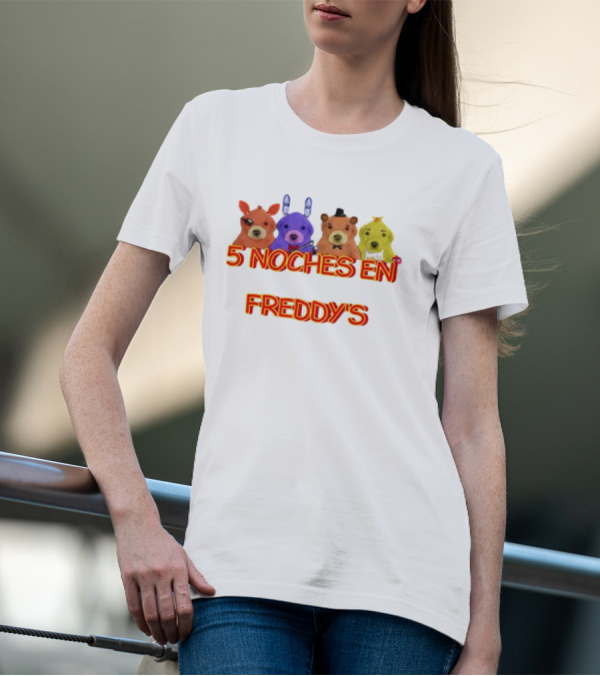 5 Noches En Freddy’s Peluches Colores Animatronics T-Shirt
