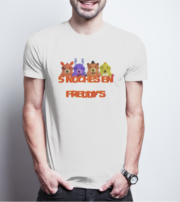 5 Noches En Freddy’s Peluches Colores Animatronics T-Shirt