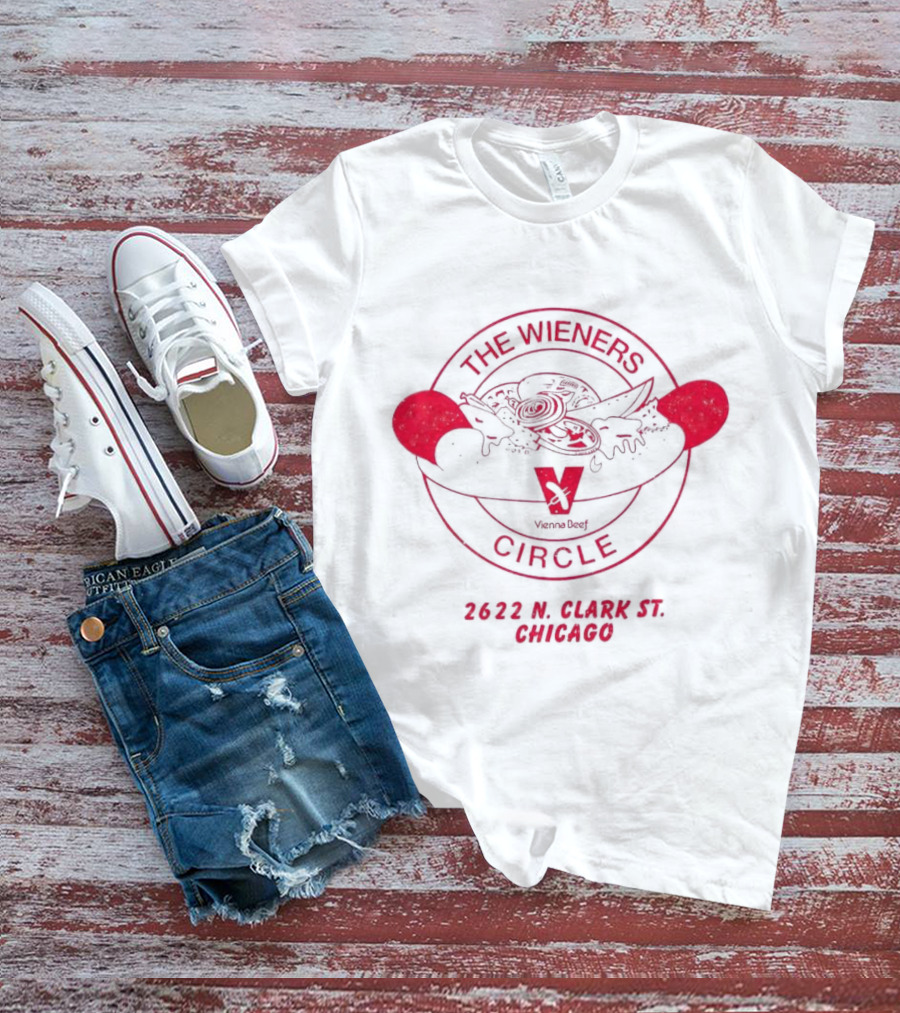 Jason Kelce Vienna Beef The Wieners Circle 2622 N Clark St Chicago T-Shirt