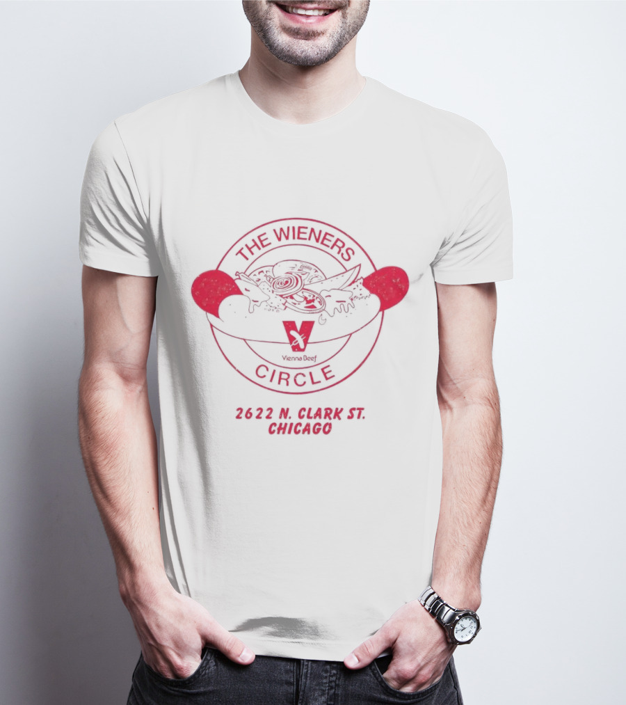 Jason Kelce Vienna Beef The Wieners Circle 2622 N Clark St Chicago T-Shirt