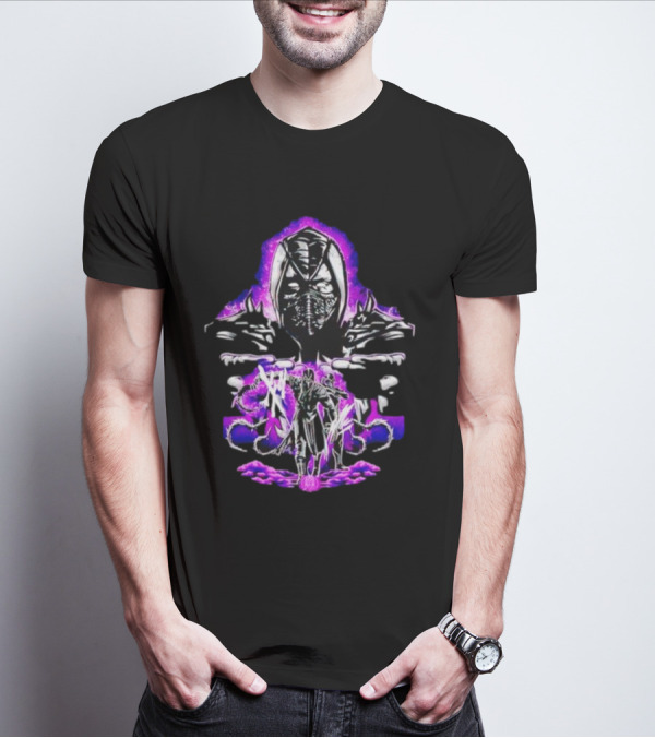 Noob Saibot's Shadow Assault With Purple Aura T-Shirt