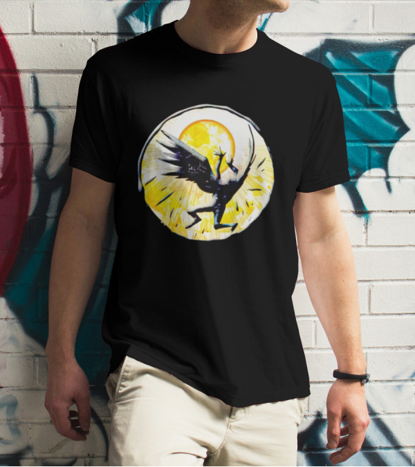 BattleTech Avantis Angels Sunburst Winged T-Shirt