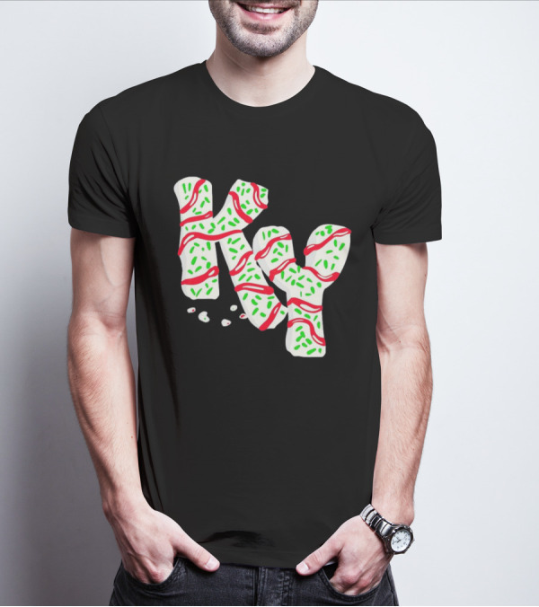 Christmas Treat KY Candy Cane-Inspired T-Shirt