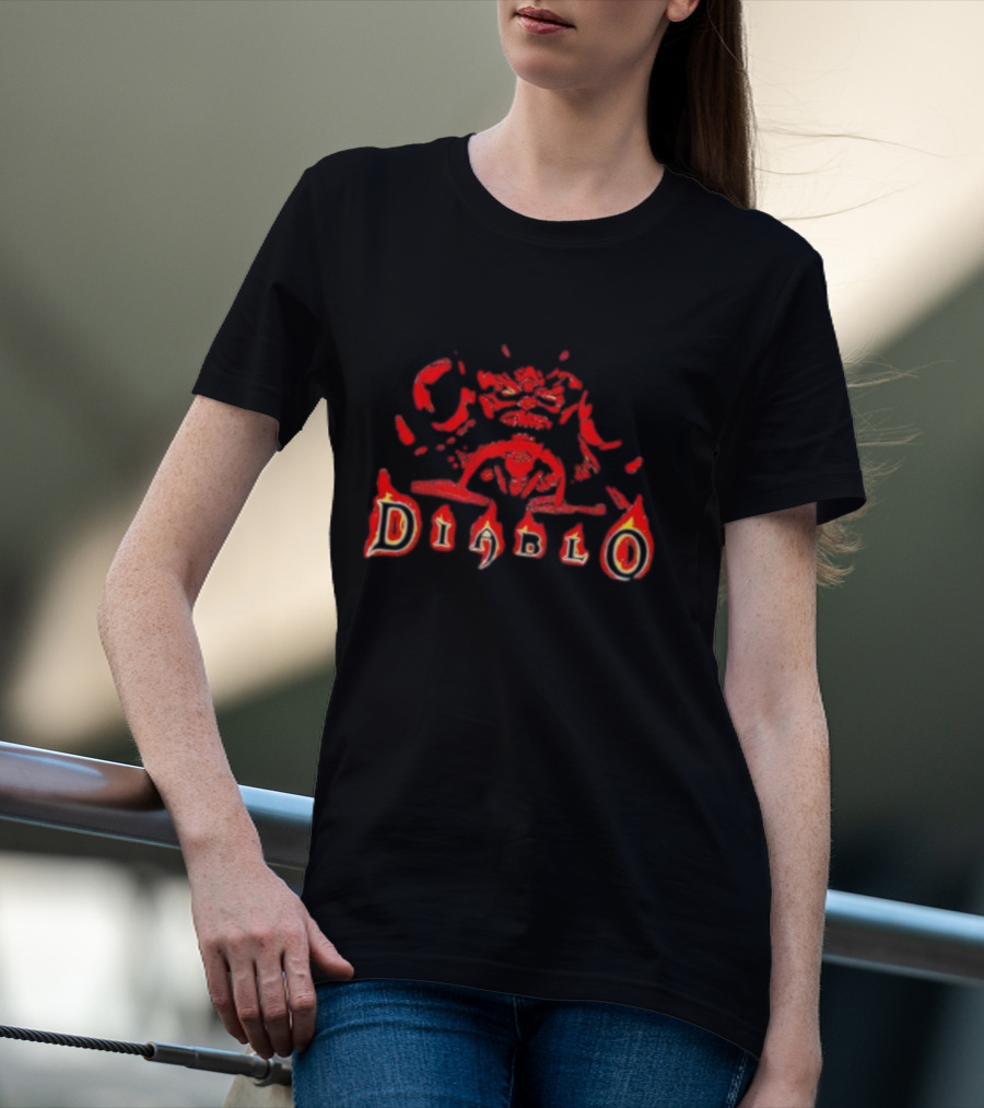 Diablo Better To Die Together Than Face Diablo Alone Red Demon T-Shirt