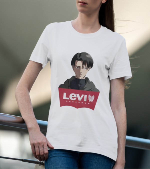 Levi Ackerman Anime Character Iconic T-Shirt