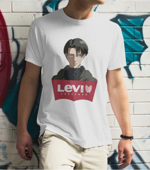 Levi Ackerman Anime Character Iconic T-Shirt