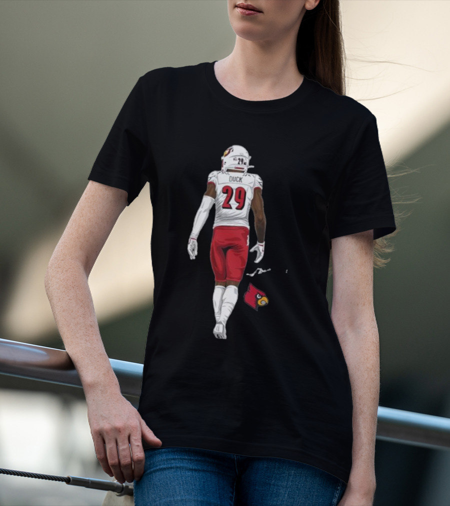 Storm Duck Louisville Cardinals Football Player Number 29 T-Shirt