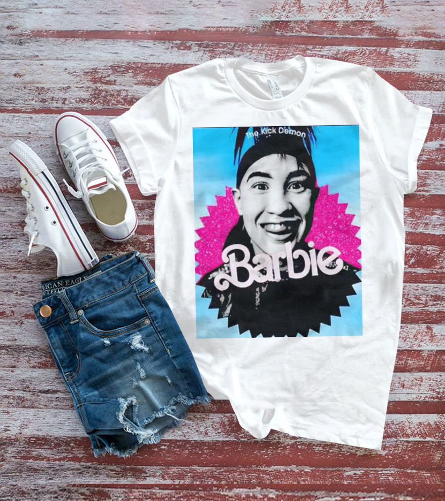 The Kick Demon Barbie Iconic Bold Face T-Shirt