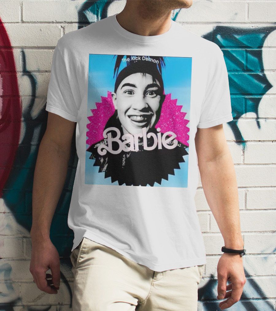 The Kick Demon Barbie Iconic Bold Face T-Shirt