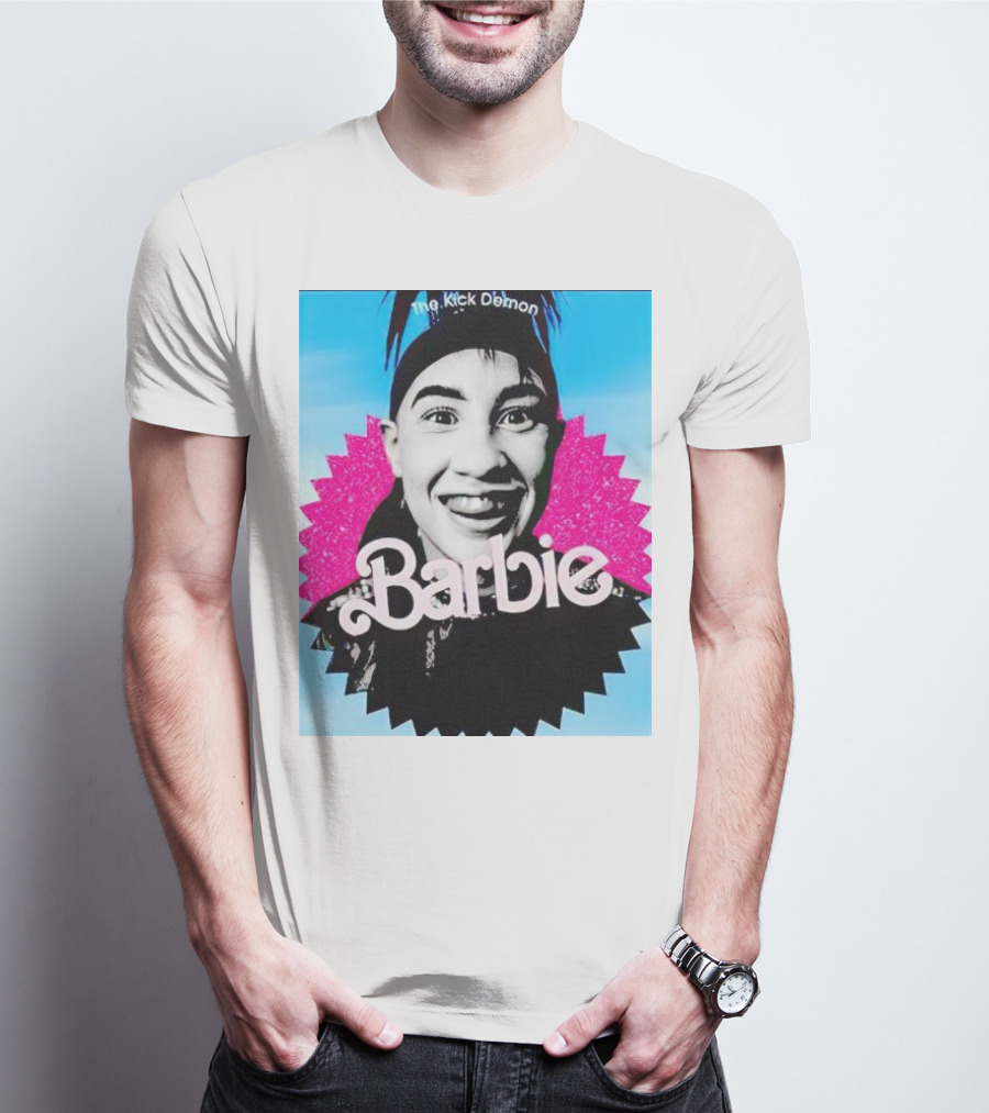 The Kick Demon Barbie Iconic Bold Face T-Shirt