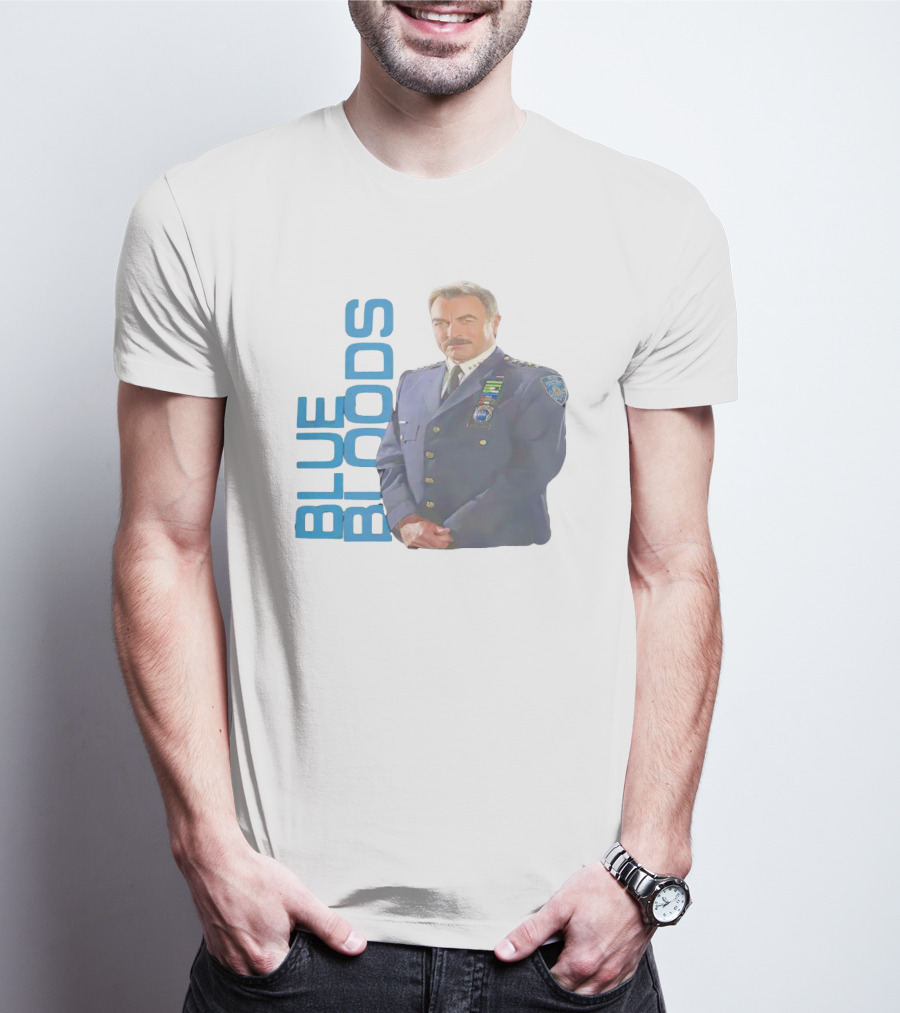 Blue Bloods Tom Selleck Commissioner Frank Reagan T-Shirt