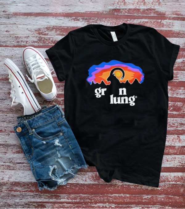 Goatagonia Gr N Lung Sunset Mountain Goat T-Shirt