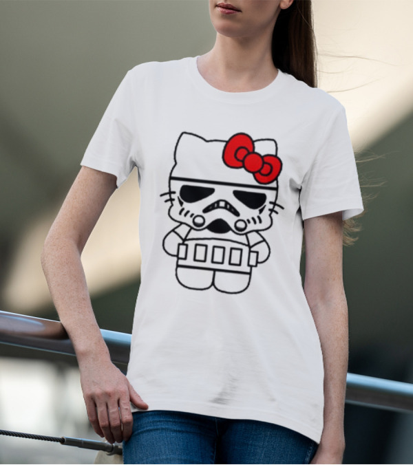 Hello Kitty Star Wars Stormtrooper Crossover T-Shirt