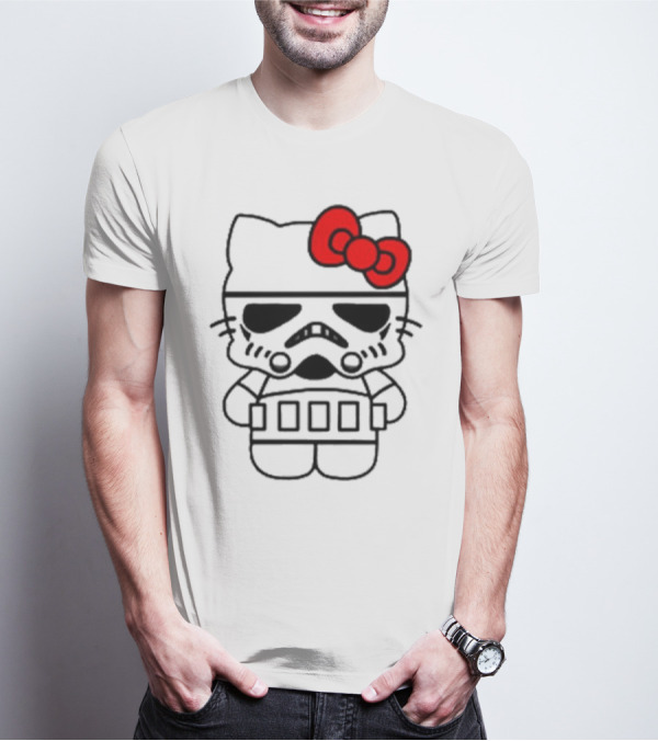 Hello Kitty Star Wars Stormtrooper Crossover T-Shirt